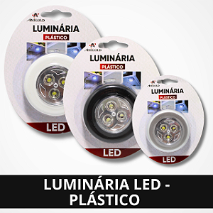 Luminária de Led - Plástico
