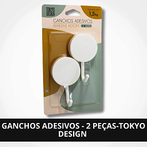 Ganchos Adesivos - 2 Peças - Tokyo Design