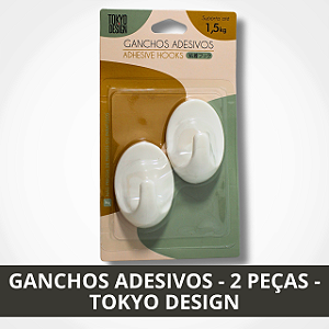 Ganchos Adesivos - 2 Peças - Tokyo Design
