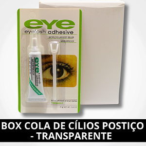 Box Cola de Cílios Postiço - Transparente