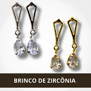 Brinco de Zircônia