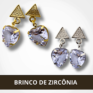 Brinco de Zircônia