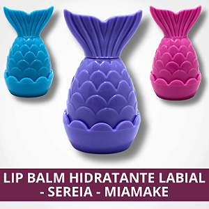 Lip Balm Hidratante Labial - Sereia - MiaMake