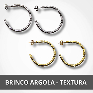 Brinco Argola - Textura