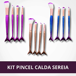 Kit Pincel Calda Sereia