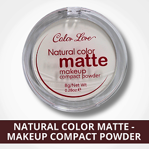 Natural Color Matte - MakeUp Compact Powder