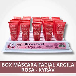 Box Máscara Facial Argila Rosa - Kyràv - 20UN.