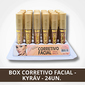 Box Corretivo Facial - Efeito Matte - Kyràv - 24un.