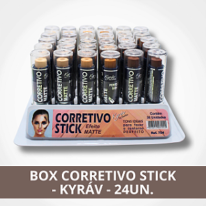 Box Corretivo Stick - Efeito Matte  - Kyràv -  24un.