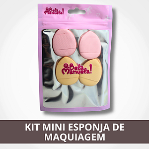Kit Mini Esponja de Maquiagem
