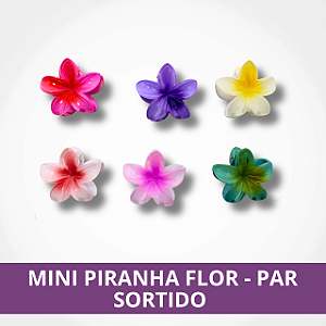 Mini Piranha Flor - Par Sortido