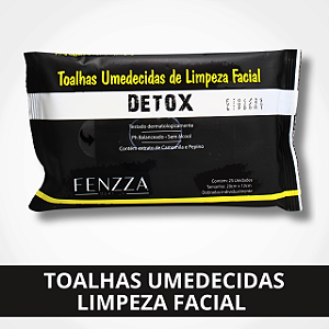 Toalha Umedecidas Limpeza Facial Detox