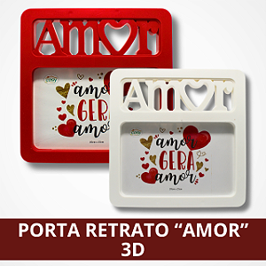 Porta Retrato "AMOR" - 3D