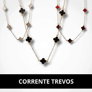 Corrente Trevo Dourado