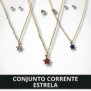 Conjunto Corrente Estrela  - Sortido