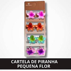 Cartela de Piranha Pequena Flor
