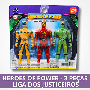 Heroes Of Power - 3 Peças - Liga dos Justiceiros