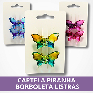 Cartela Piranha Borboleta Listras