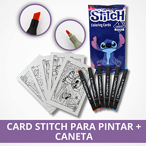 Card Stitch Para Pintar + Caneta