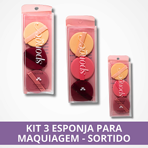 Kit 3 Esponja - Sortido