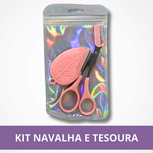 Kit Navalha e Tesoura