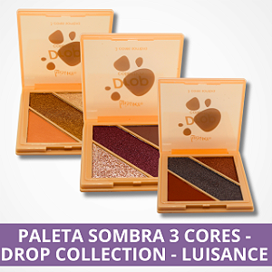 Paleta de Sombra 3 Cores - Drop Collection - Luisance