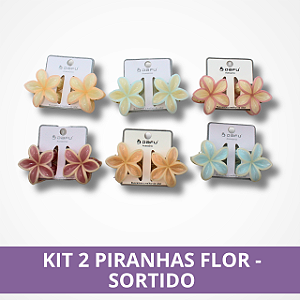Kit 2 Piranhas Flor - Sortido