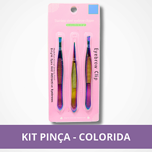 Kit Pinça - Colorida