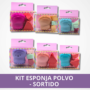 Kit Esponja Polvo - Sortido