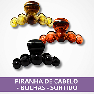 Piranha de Cabelo - Bolhas - Sortido