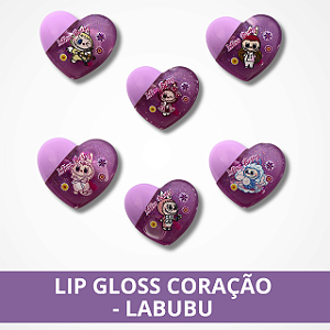 Lip Gloss Coração - Labubu