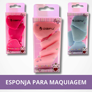Esponja de Maquiagem - 5Un.