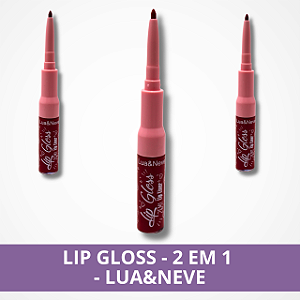 Lip Gloss - 2 em 1 - Lua&Neve