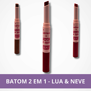 Batom 2 em 1 - Lua&Neve