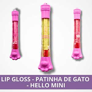 Lip Gloss - Patinha de Gato - Hello Mini