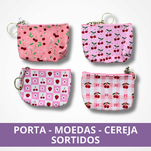 Porta-Moedas - Cereja - Sortido