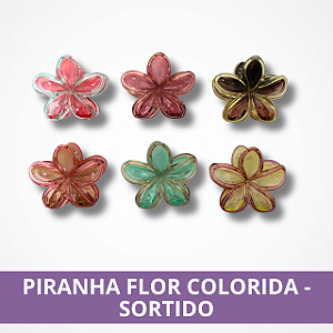 Piranha Flor Colorida - Sortido