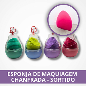 Esponja de Maquiagem Chanfrada - Sortido
