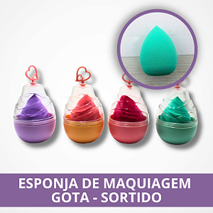Esponja de Maquiagem Gota - Sortido
