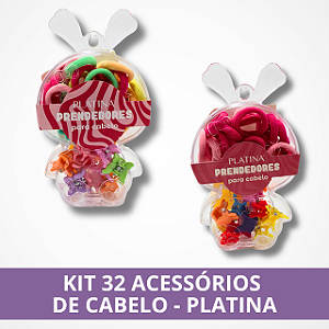 Kit 32 Acessórios de Cabelo