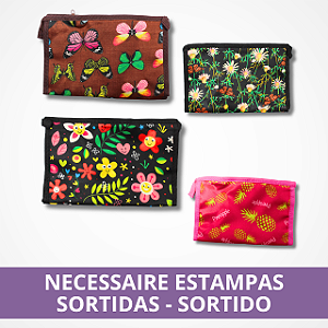 Necessaire Estampa Sortidas - Sortido