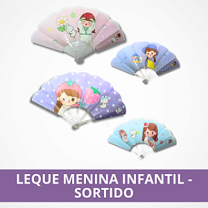 Leque Gatinho Infantil - Sortido