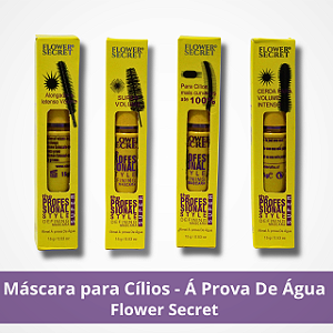 Máscara para Cílios - Á Prova De Água - Flower Secret