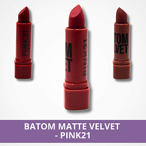 Batom Matte Velvet - Pink21
