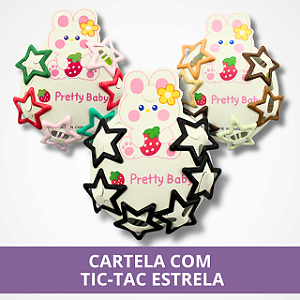 Cartela com Tic-tac Estrela