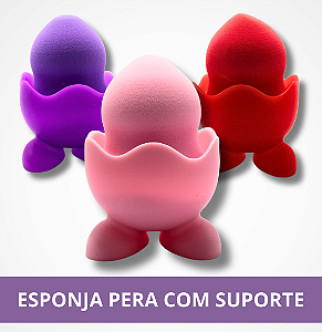 Esponja Pera com Suporte