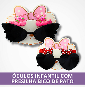 Óculos Infantil com Presilha Bico de Pato