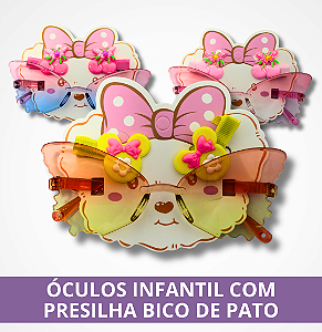Óculos Infantil com Presilha Bico de Pato - Borboleta