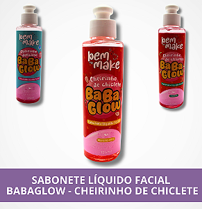 Sabonete Líquido Facial - BabaGlow - Cheirinho de Chiclete