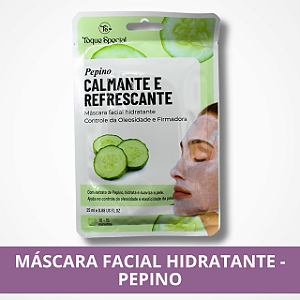 Máscara Facial Hidratante - Pepino